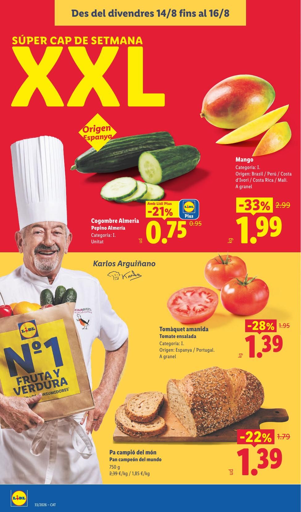 Folleto Lidl Alimentación · 10 de agosto de 2026 – 16 de agosto de 2026 — Página 36