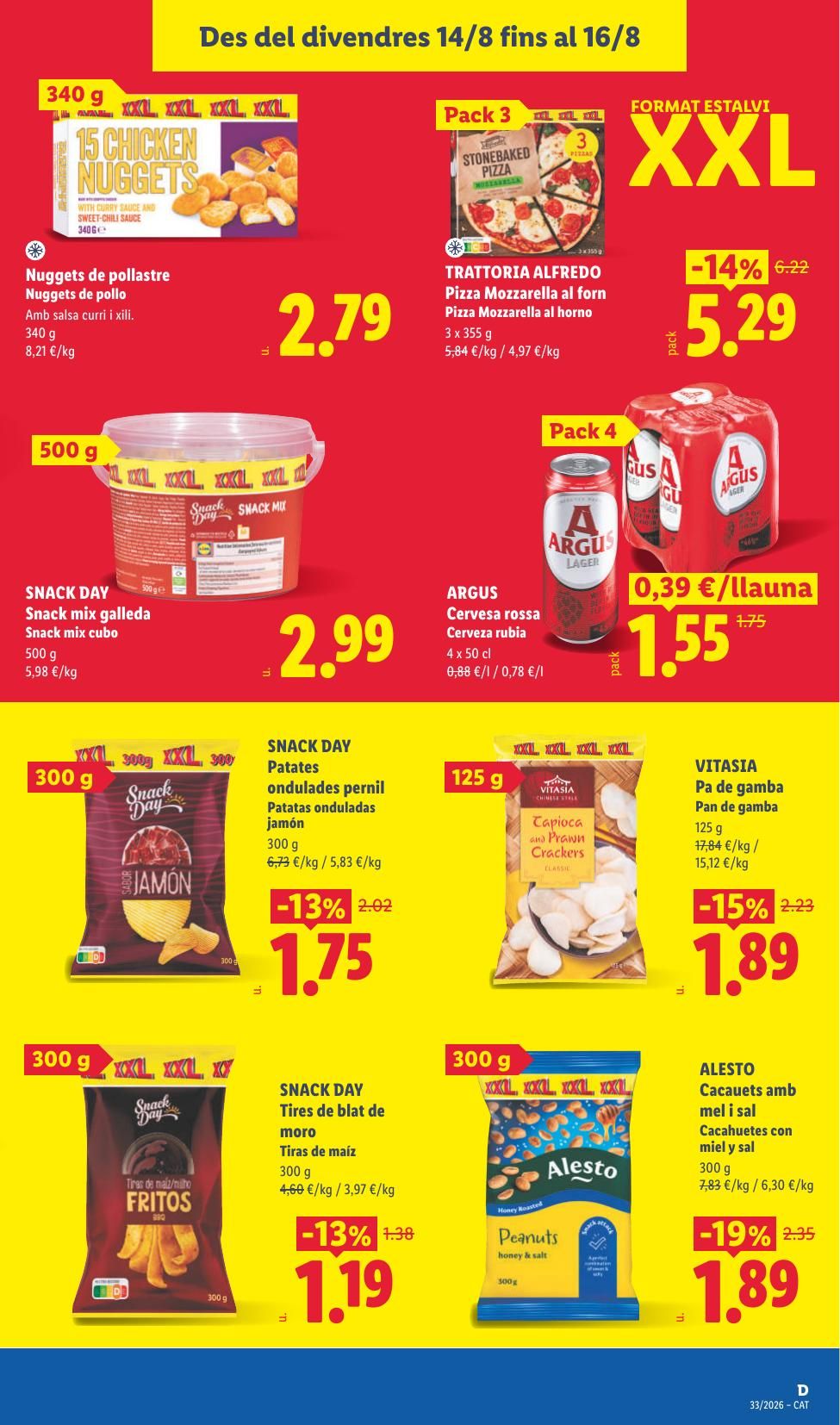 Folleto Lidl Alimentación · 10 de agosto de 2026 – 16 de agosto de 2026 — Página 41