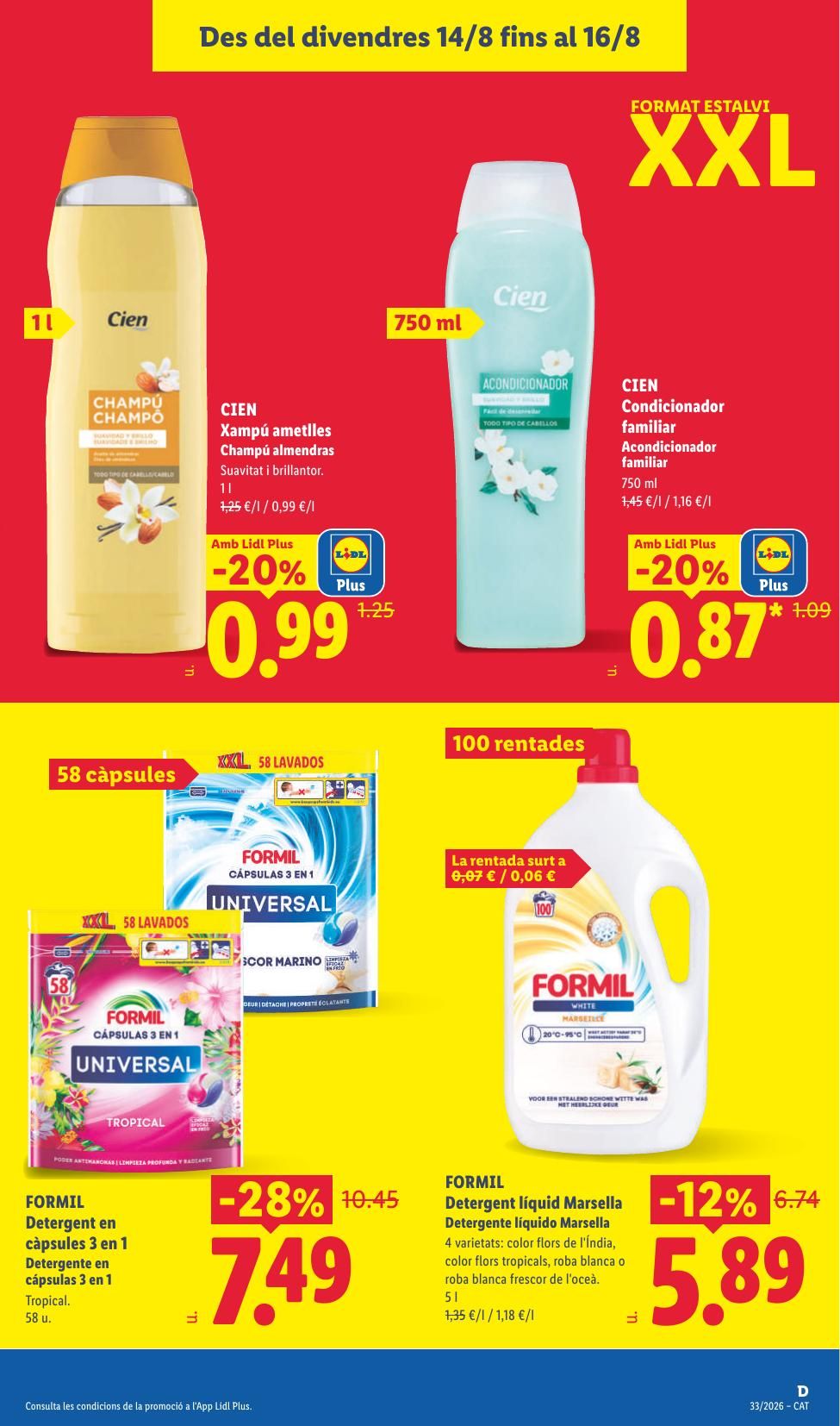 Folleto Lidl Alimentación · 10 de agosto de 2026 – 16 de agosto de 2026 — Página 43