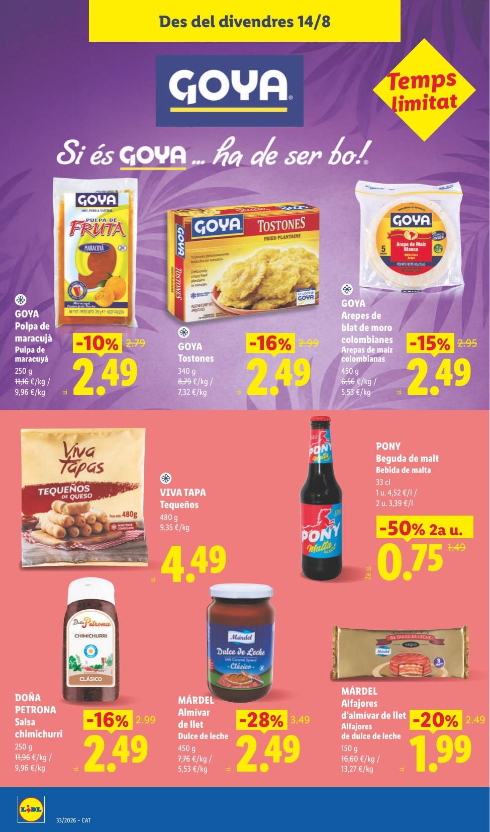 Folleto Lidl Alimentación · 10 de agosto de 2026 – 16 de agosto de 2026 — Página 46
