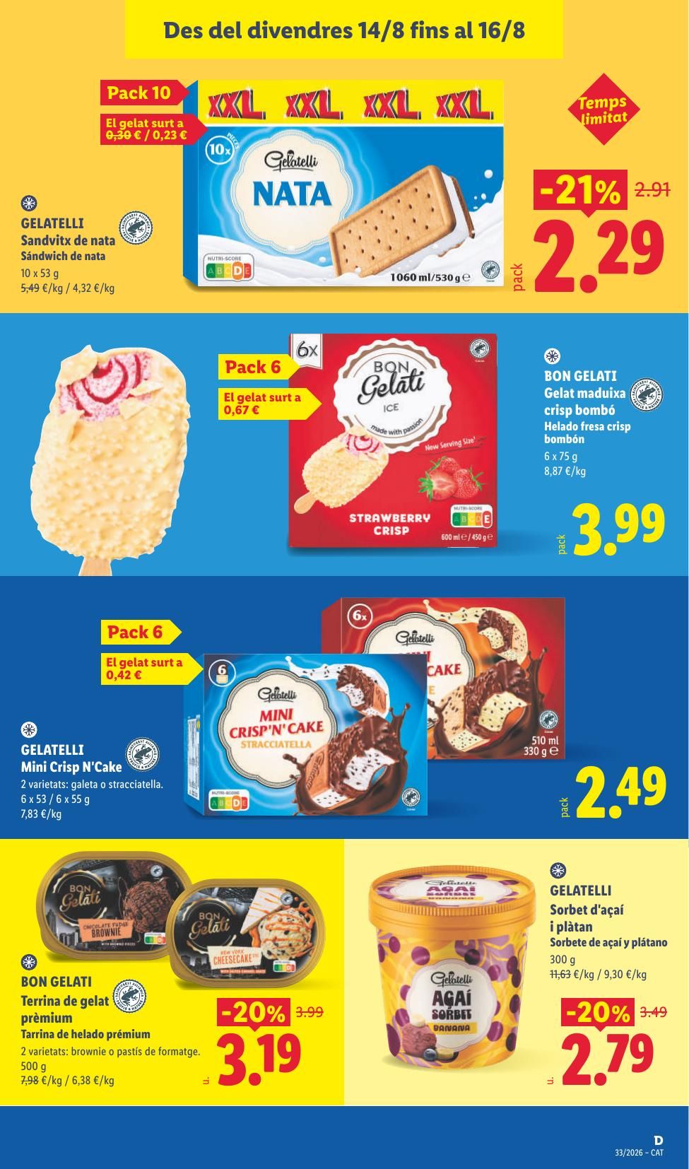 Folleto Lidl Alimentación · 10 de agosto de 2026 – 16 de agosto de 2026 — Página 51