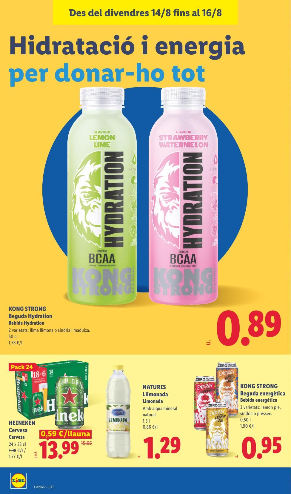 Folleto Lidl Alimentación · 10 de agosto de 2026 – 16 de agosto de 2026 — Página 52