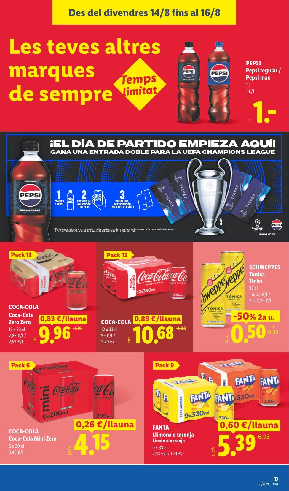 Folleto Lidl Alimentación · 10 de agosto de 2026 – 16 de agosto de 2026 — Página 53