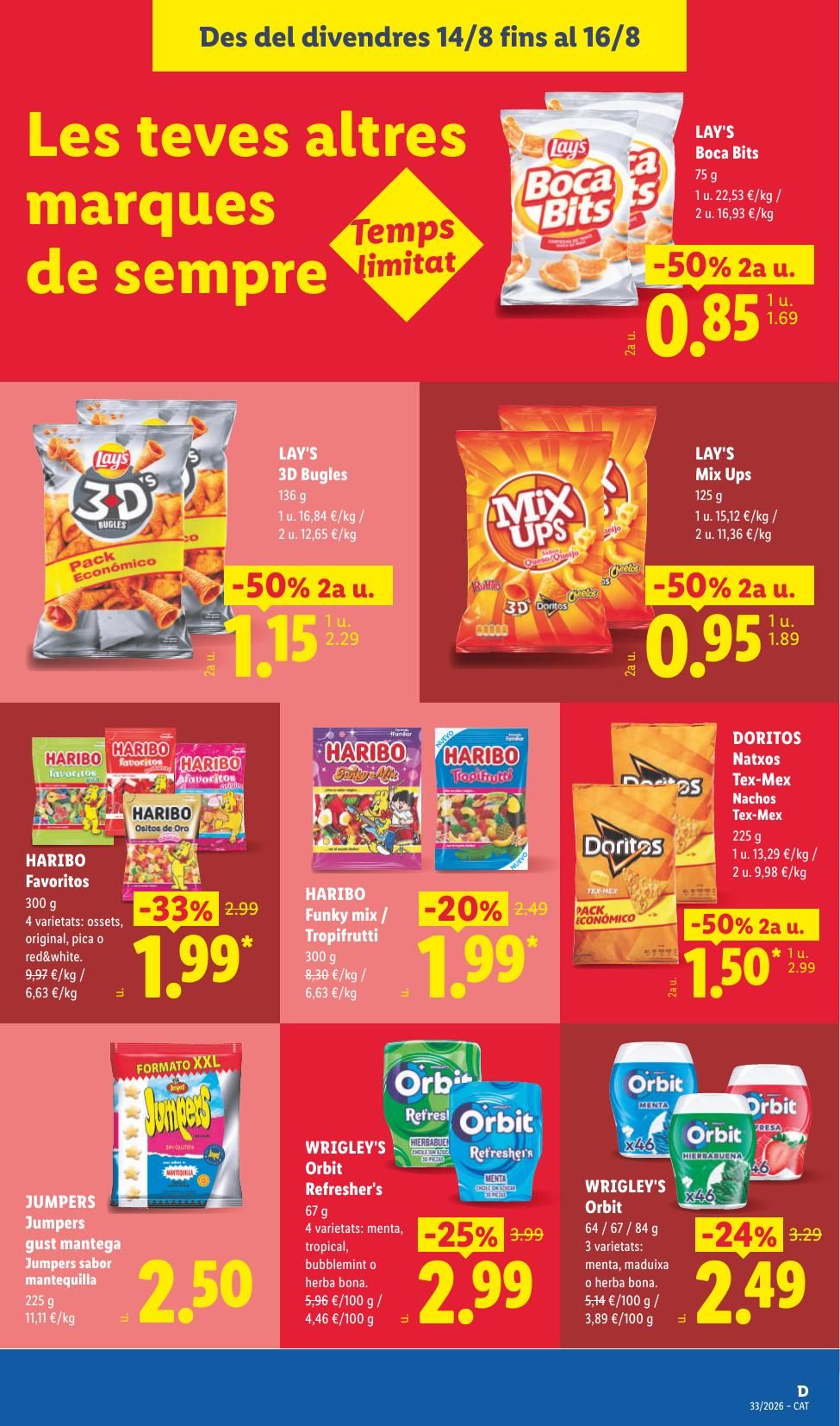 Folleto Lidl Alimentación · 10 de agosto de 2026 – 16 de agosto de 2026 — Página 55