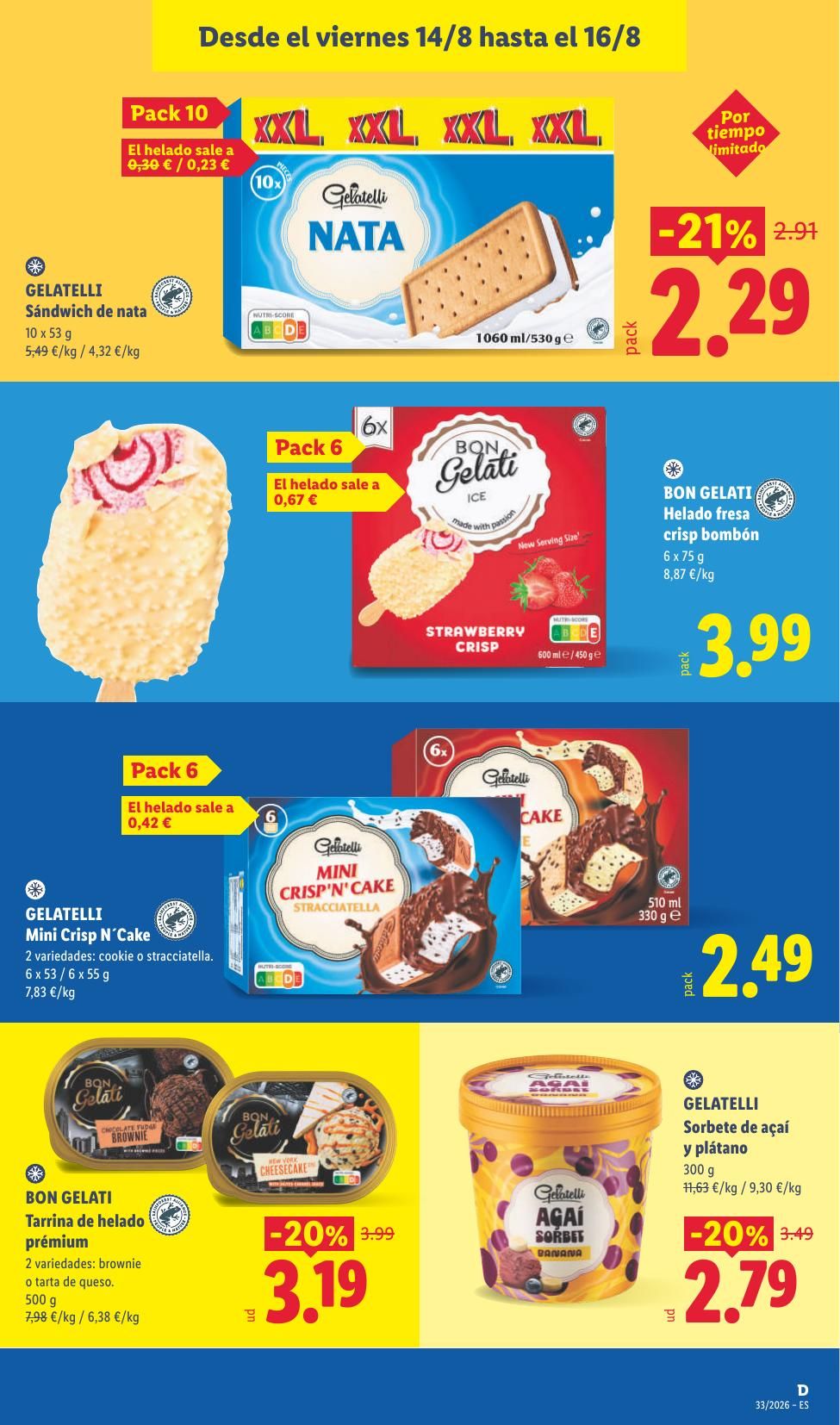 Folleto Lidl Alimentación · 10 de agosto de 2026 – 16 de agosto de 2026 — Página 51