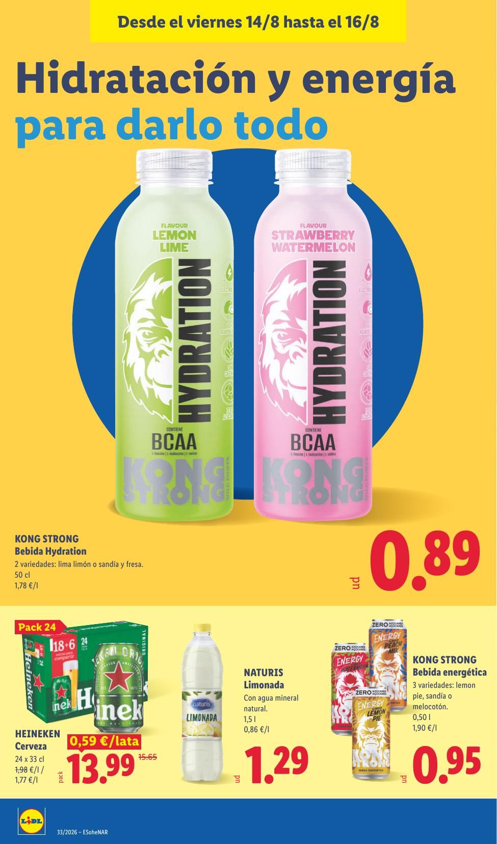 Folleto Lidl Alimentación · 10 de agosto de 2026 – 16 de agosto de 2026 — Página 52
