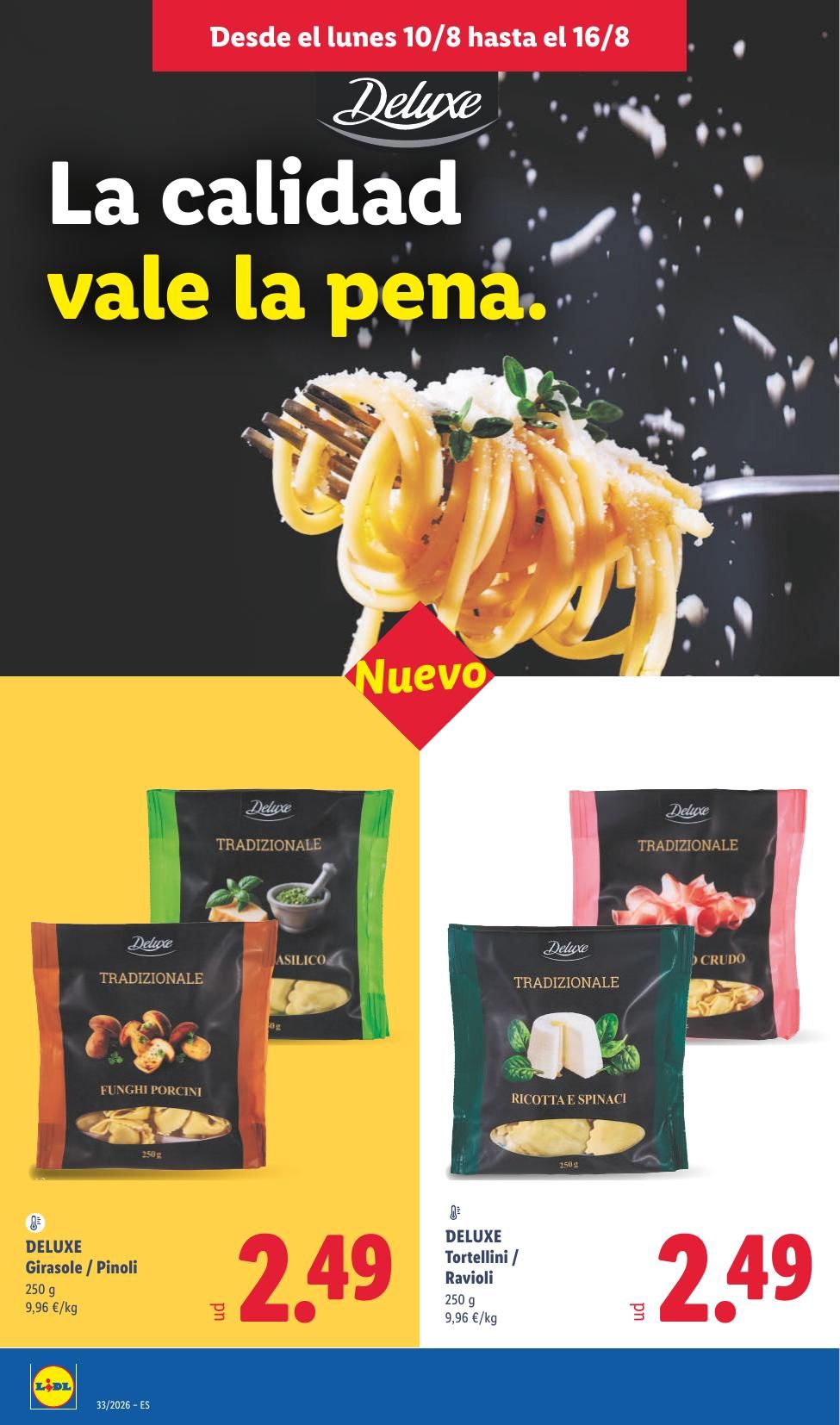 Folleto Lidl Alimentación · 10 de agosto de 2026 – 16 de agosto de 2026 — Página 12