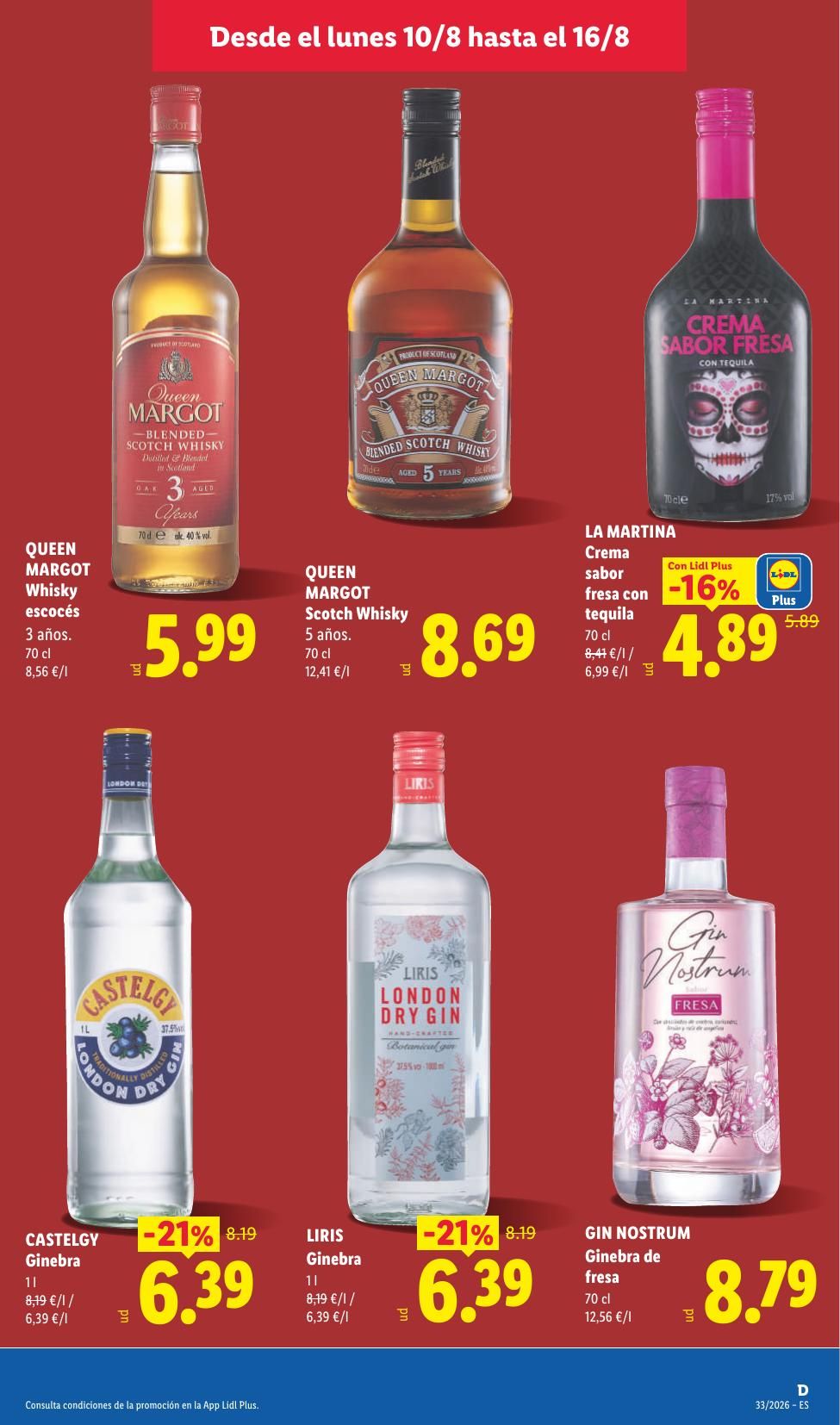 Folleto Lidl Alimentación · 10 de agosto de 2026 – 16 de agosto de 2026 — Página 19