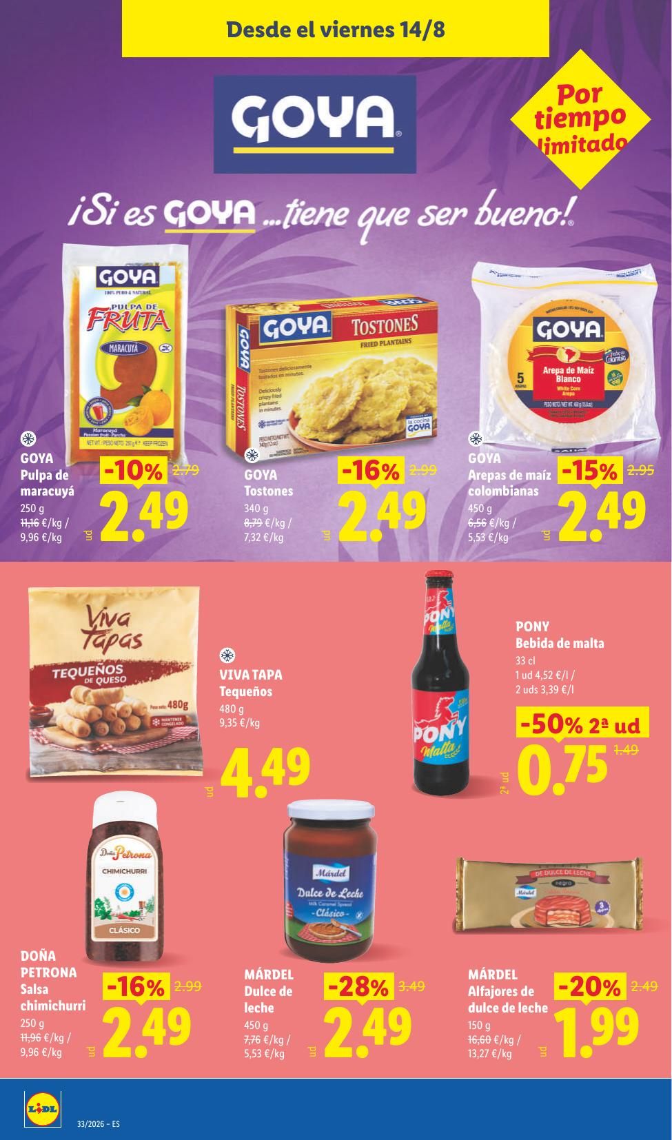 Folleto Lidl Alimentación · 10 de agosto de 2026 – 16 de agosto de 2026 — Página 46