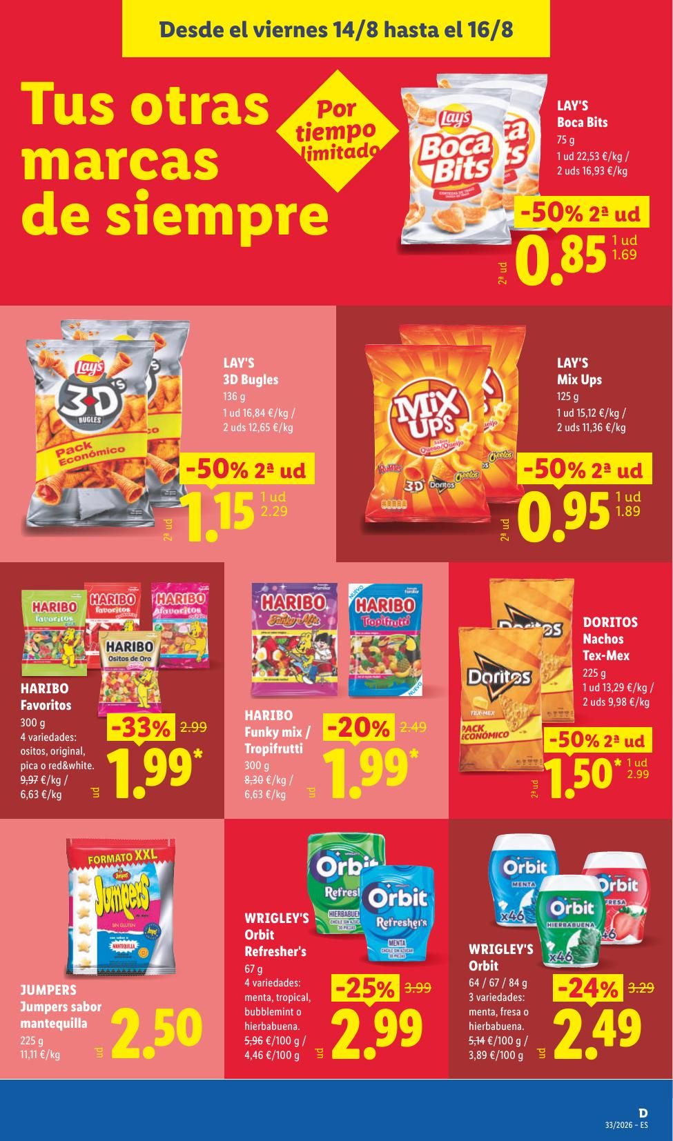 Folleto Lidl Alimentación · 10 de agosto de 2026 – 16 de agosto de 2026 — Página 55