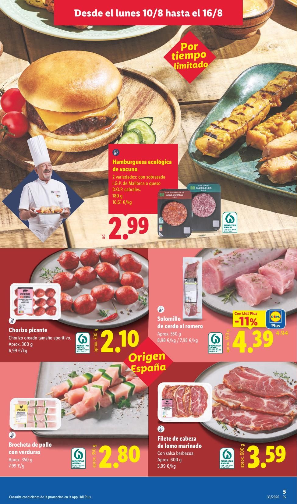 Folleto Lidl Alimentación · 10 de agosto de 2026 – 16 de agosto de 2026 — Página 7