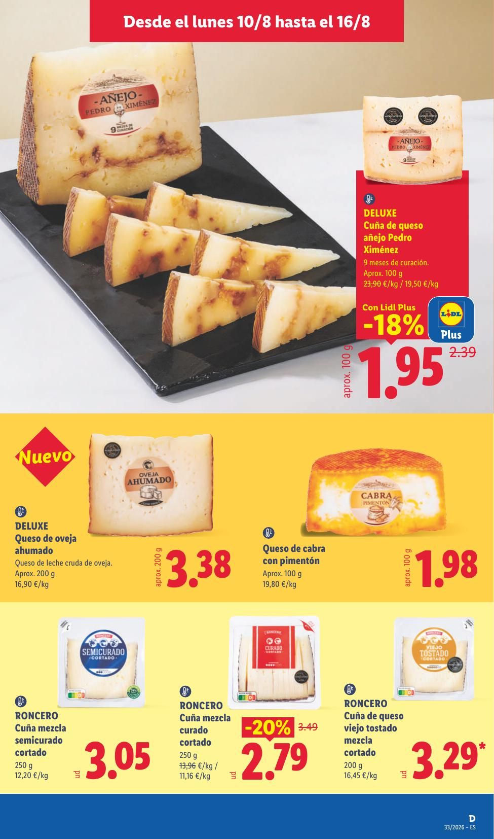 Folleto Lidl Alimentación · 10 de agosto de 2026 – 16 de agosto de 2026 — Página 11
