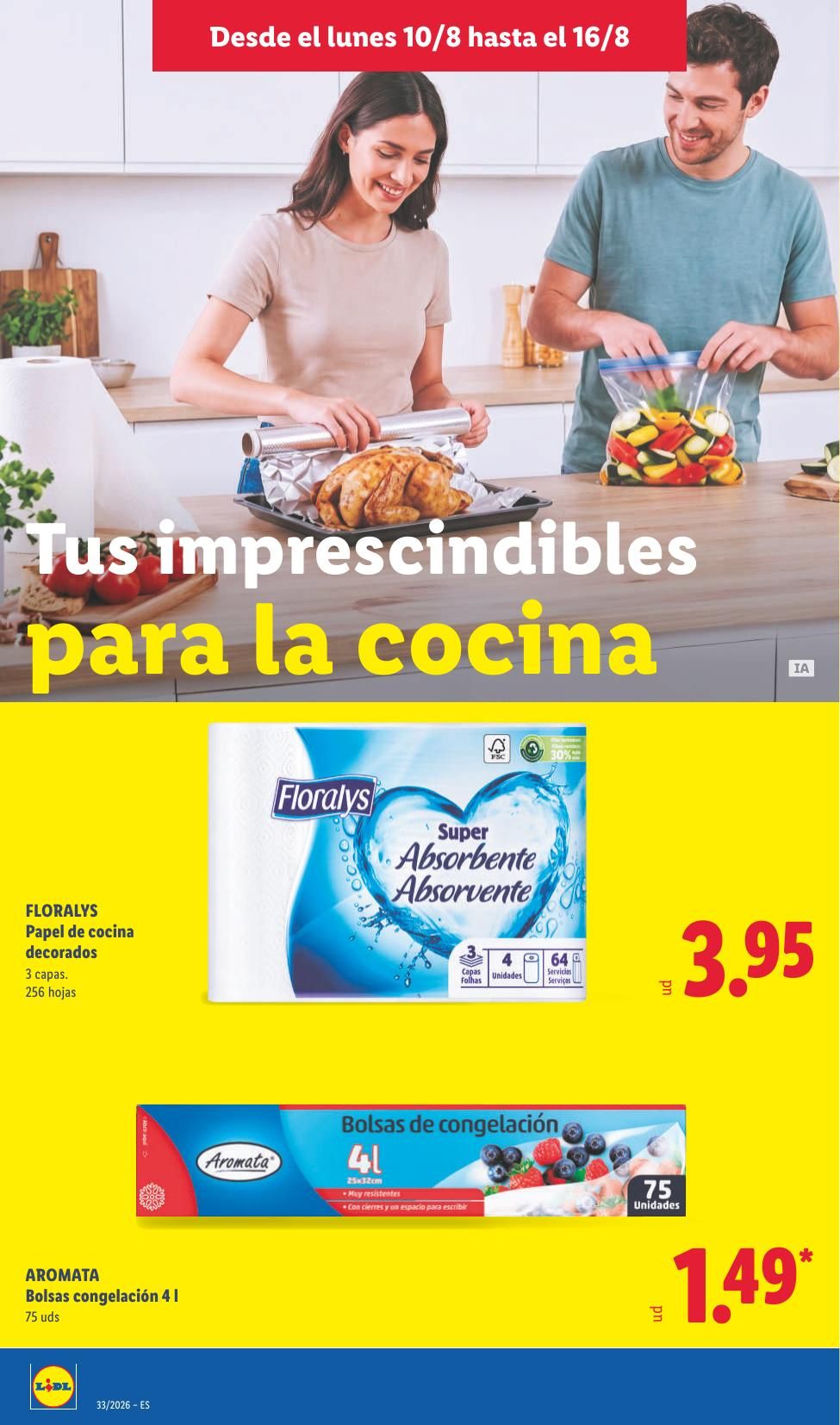 Folleto Lidl Alimentación · 10 de agosto de 2026 – 16 de agosto de 2026 — Página 34
