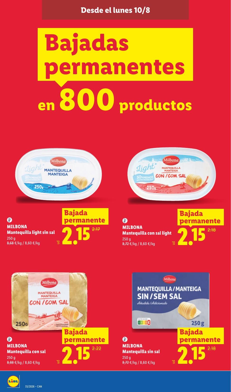 Folleto Lidl Alimentación · 10 de agosto de 2026 – 16 de agosto de 2026 — Página 2