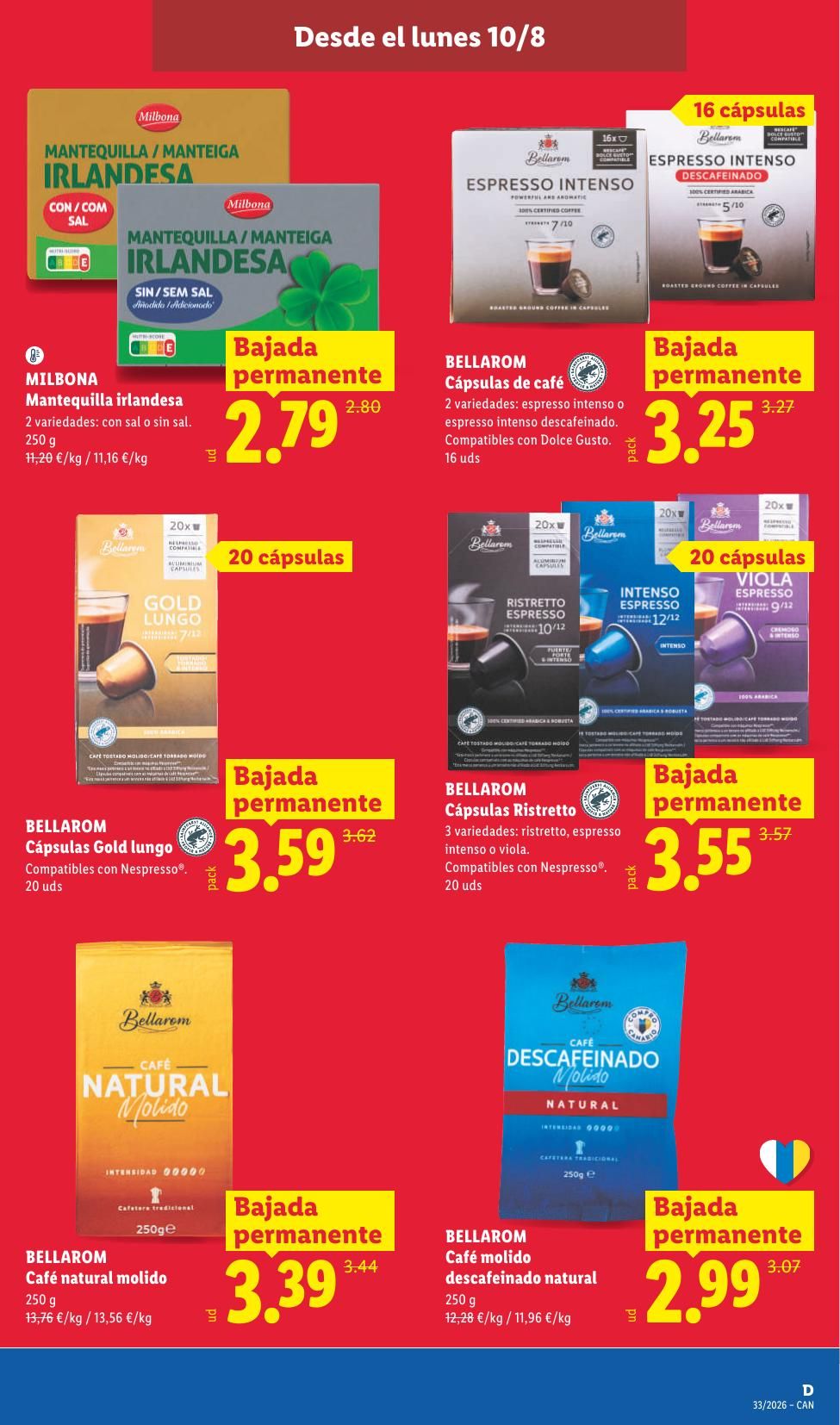 Folleto Lidl Alimentación · 10 de agosto de 2026 – 16 de agosto de 2026 — Página 3
