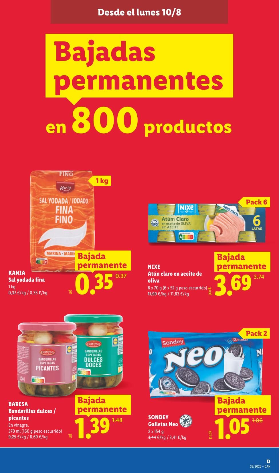 Folleto Lidl Alimentación · 10 de agosto de 2026 – 16 de agosto de 2026 — Página 5