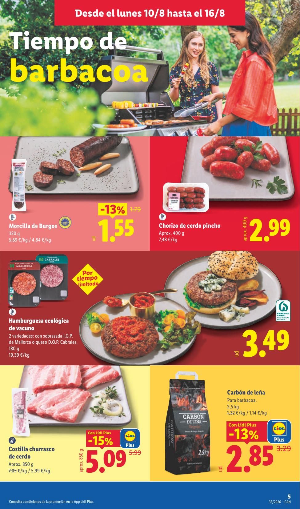 Folleto Lidl Alimentación · 10 de agosto de 2026 – 16 de agosto de 2026 — Página 11