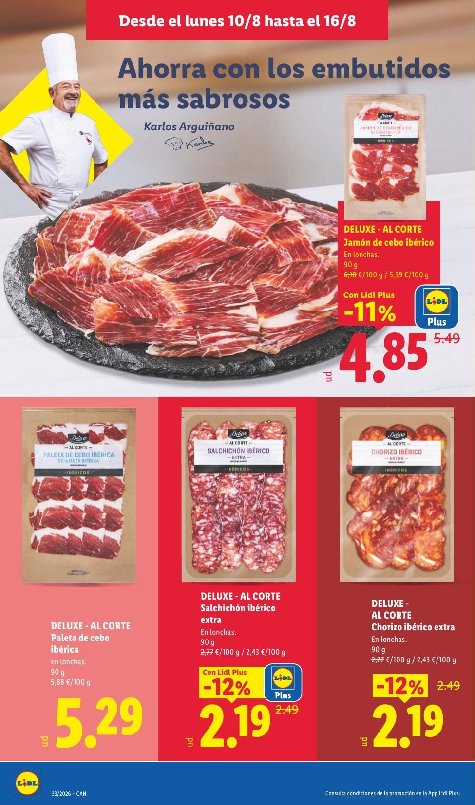 Folleto Lidl Alimentación · 10 de agosto de 2026 – 16 de agosto de 2026 — Página 16