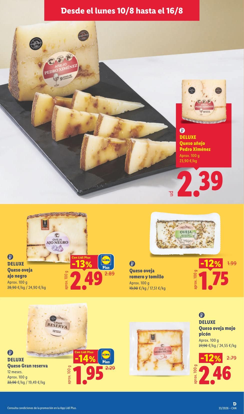 Folleto Lidl Alimentación · 10 de agosto de 2026 – 16 de agosto de 2026 — Página 17