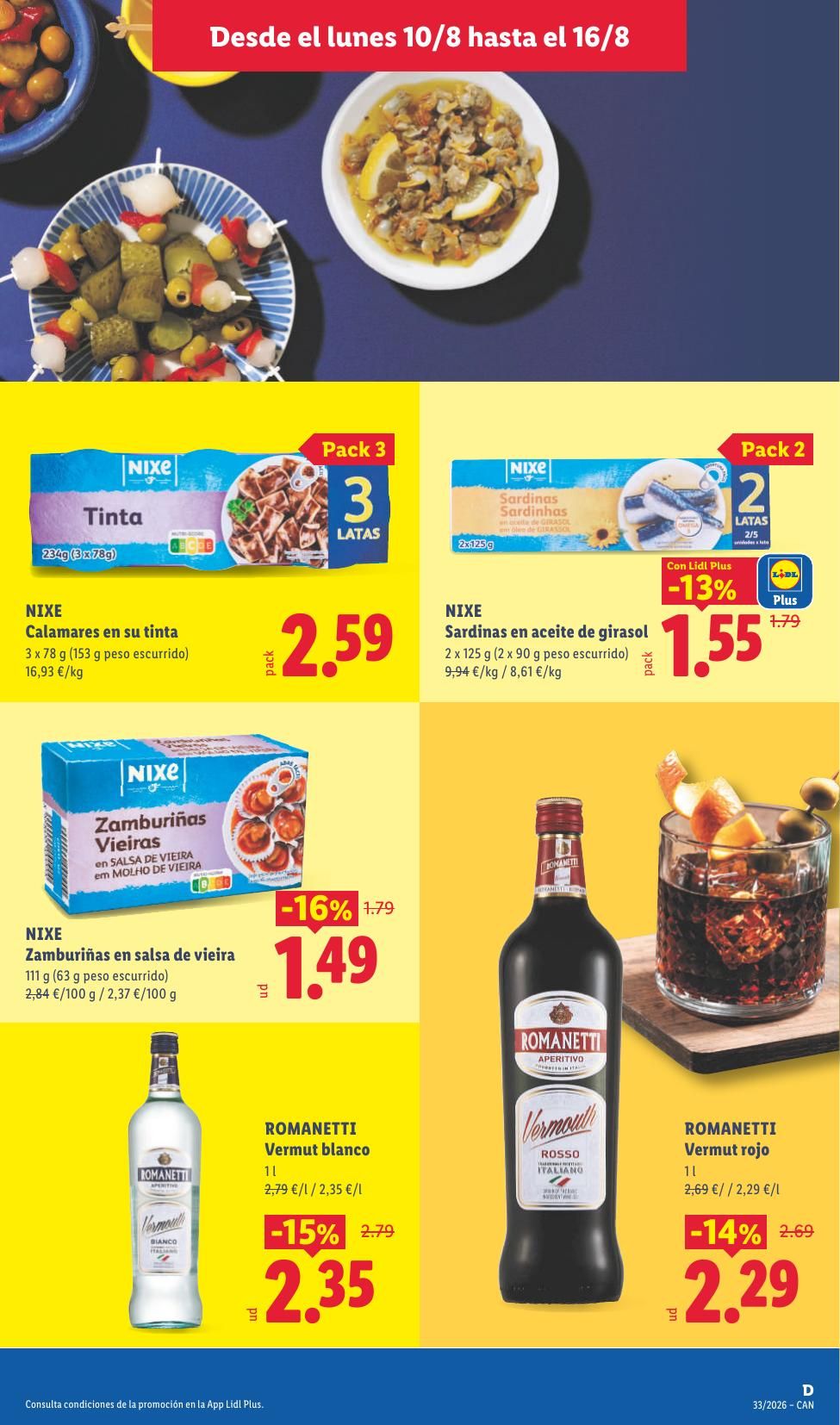 Folleto Lidl Alimentación · 10 de agosto de 2026 – 16 de agosto de 2026 — Página 21