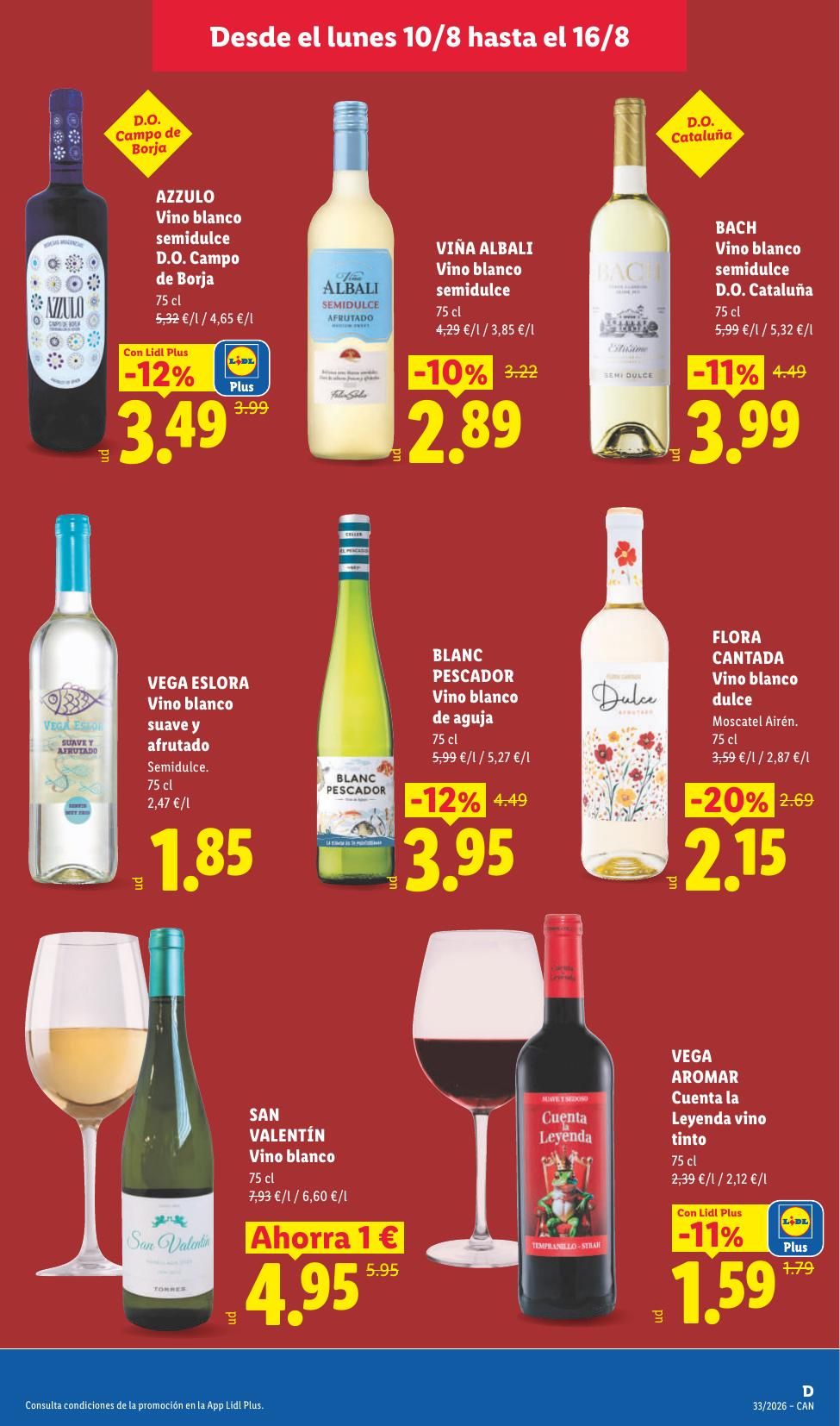 Folleto Lidl Alimentación · 10 de agosto de 2026 – 16 de agosto de 2026 — Página 23