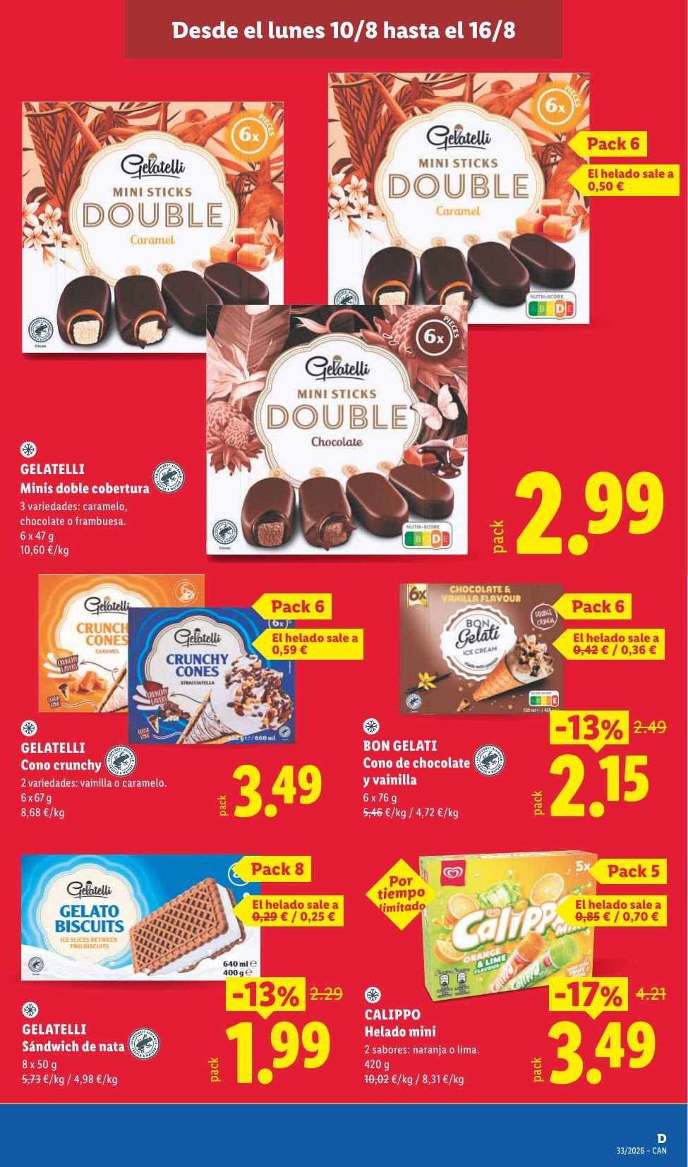Folleto Lidl Alimentación · 10 de agosto de 2026 – 16 de agosto de 2026 — Página 25