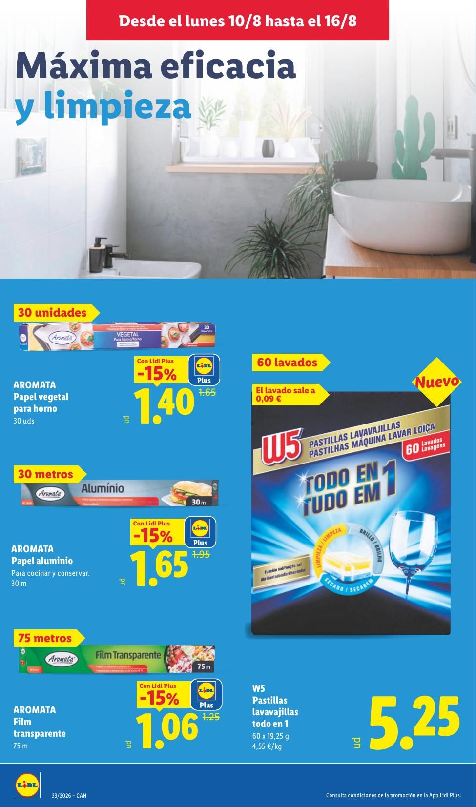 Folleto Lidl Alimentación · 10 de agosto de 2026 – 16 de agosto de 2026 — Página 30