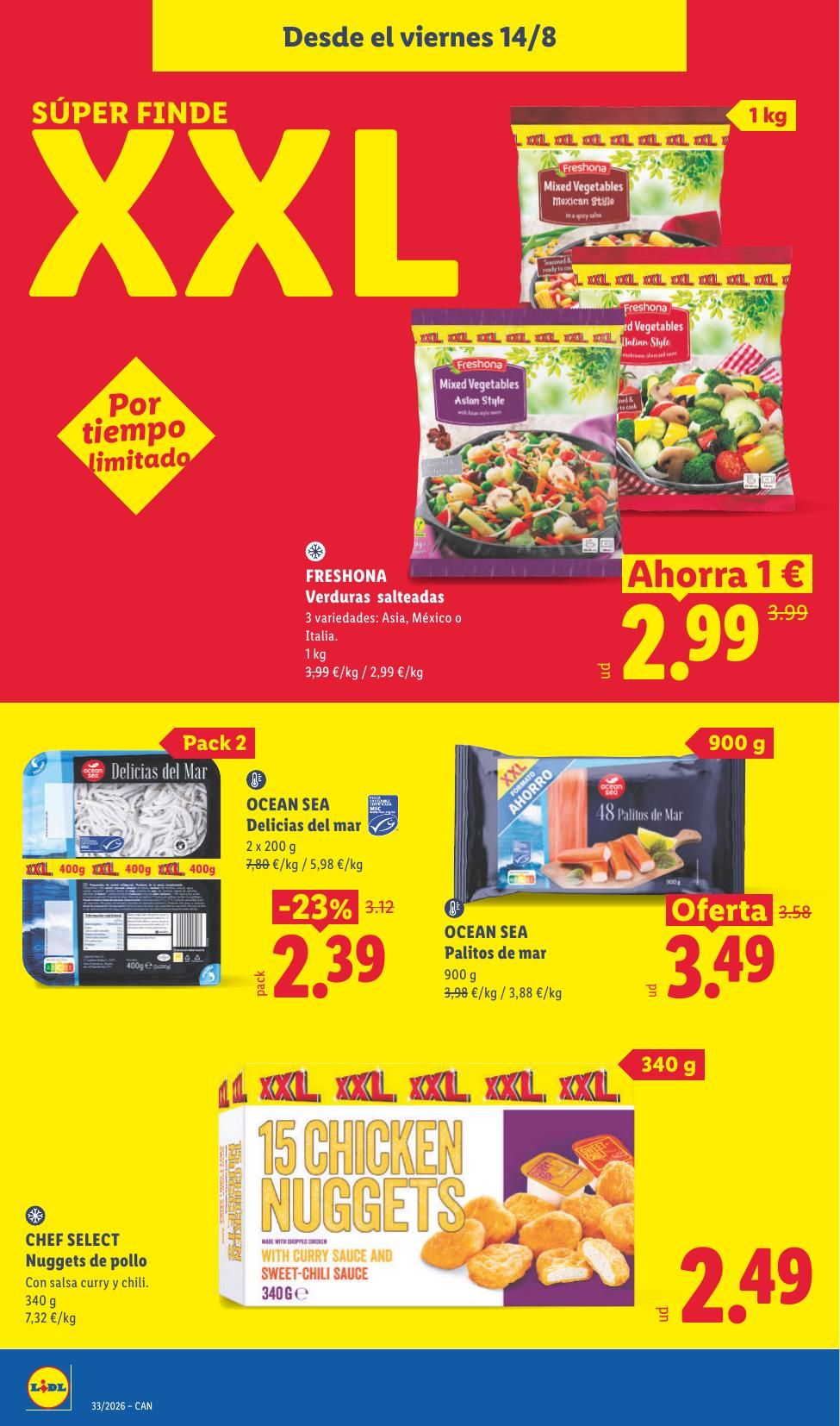Folleto Lidl Alimentación · 10 de agosto de 2026 – 16 de agosto de 2026 — Página 34