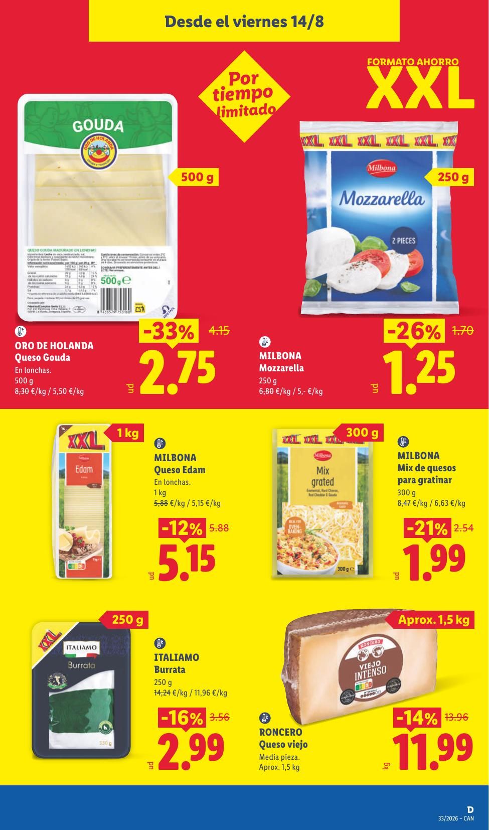 Folleto Lidl Alimentación · 10 de agosto de 2026 – 16 de agosto de 2026 — Página 35