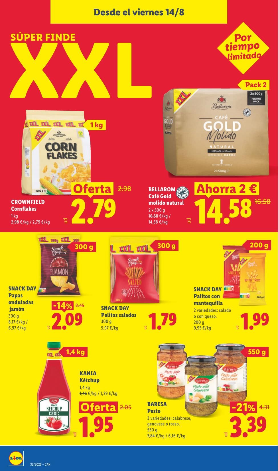 Folleto Lidl Alimentación · 10 de agosto de 2026 – 16 de agosto de 2026 — Página 38