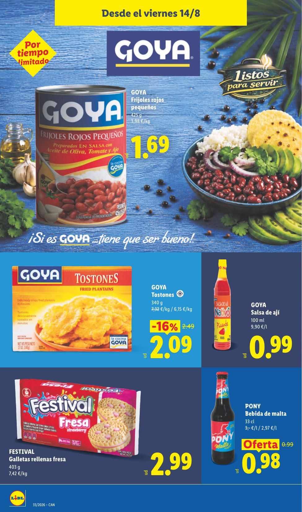 Folleto Lidl Alimentación · 10 de agosto de 2026 – 16 de agosto de 2026 — Página 40