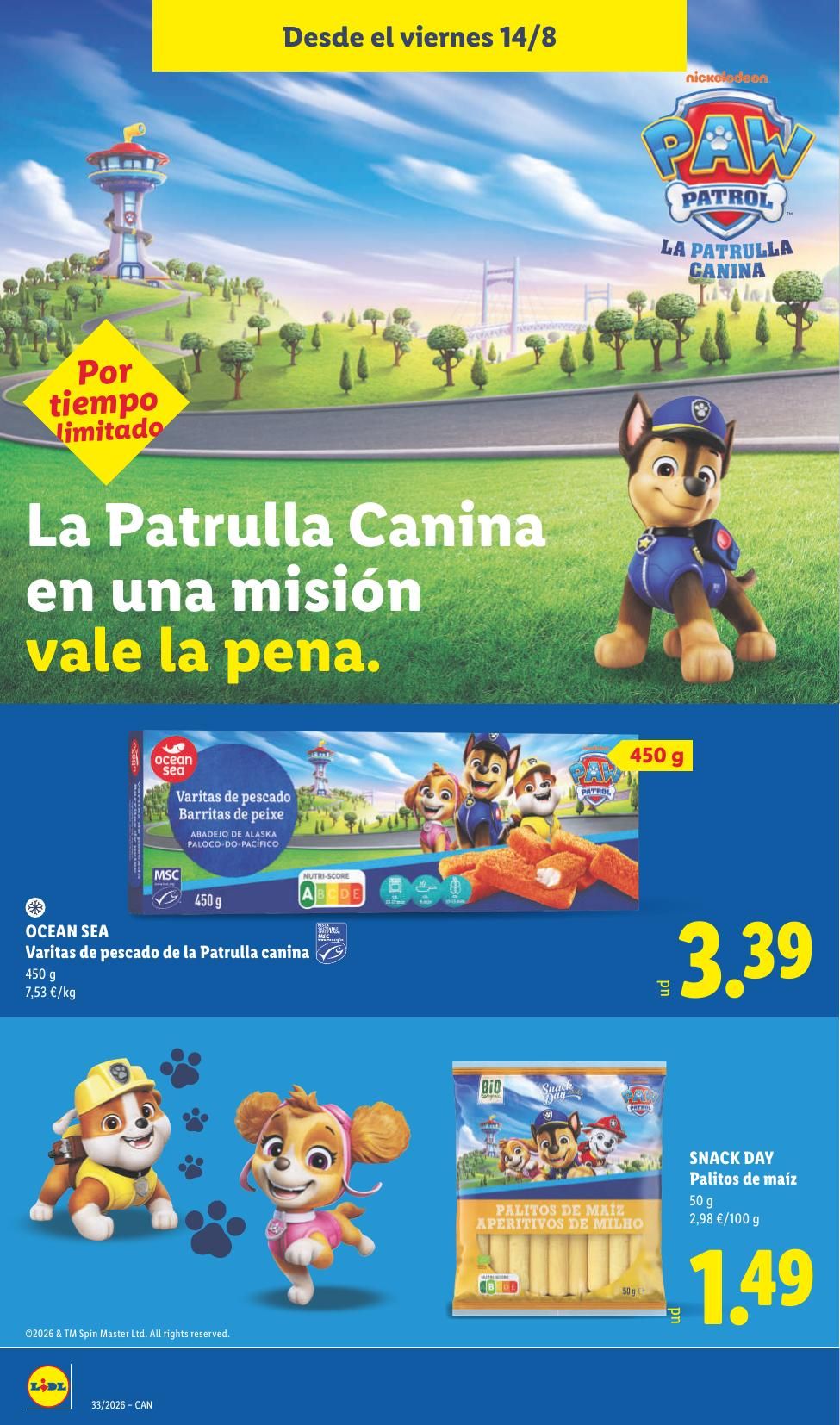 Folleto Lidl Alimentación · 10 de agosto de 2026 – 16 de agosto de 2026 — Página 44