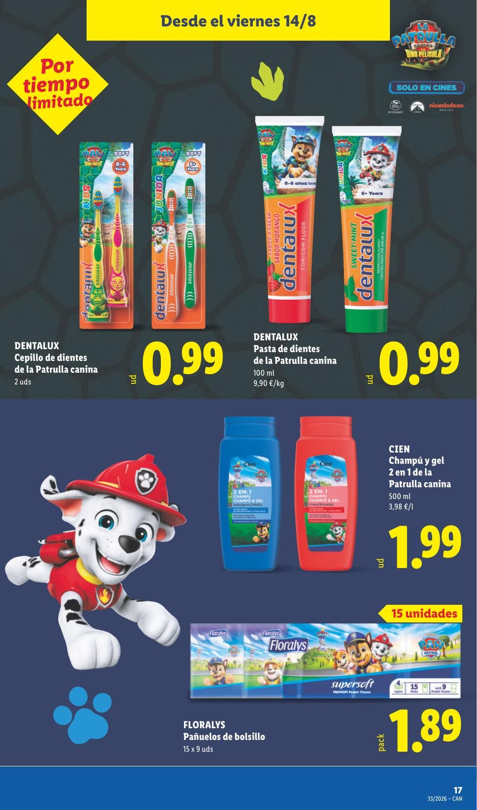 Folleto Lidl Alimentación · 10 de agosto de 2026 – 16 de agosto de 2026 — Página 45