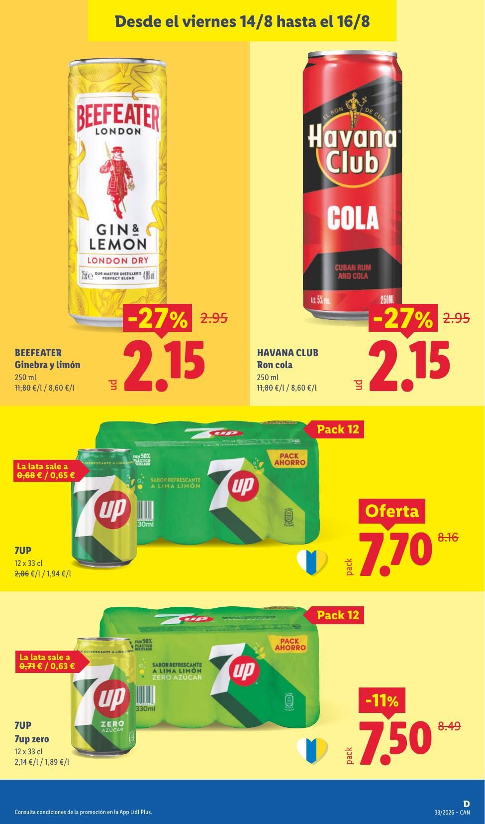 Folleto Lidl Alimentación · 10 de agosto de 2026 – 16 de agosto de 2026 — Página 47