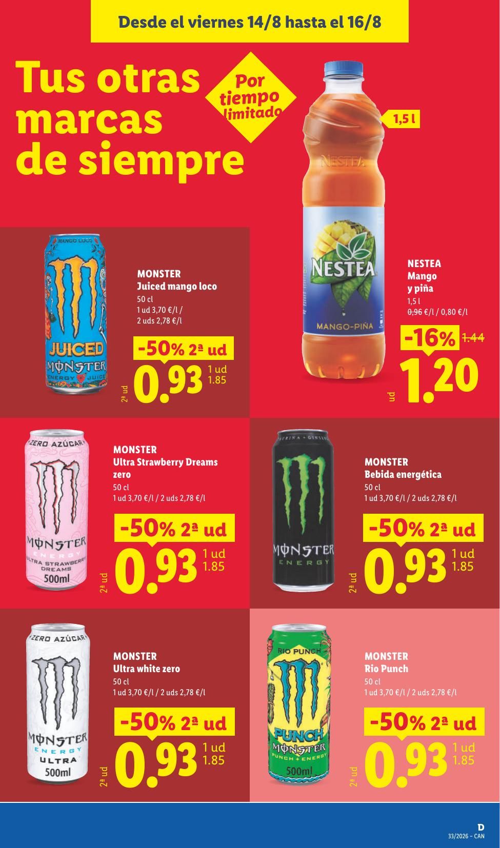 Folleto Lidl Alimentación · 10 de agosto de 2026 – 16 de agosto de 2026 — Página 51