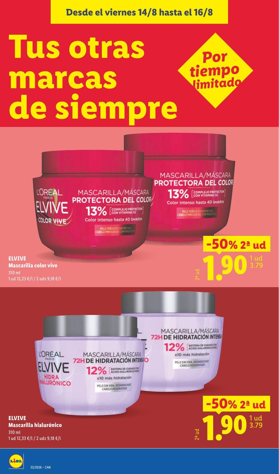 Folleto Lidl Alimentación · 10 de agosto de 2026 – 16 de agosto de 2026 — Página 54