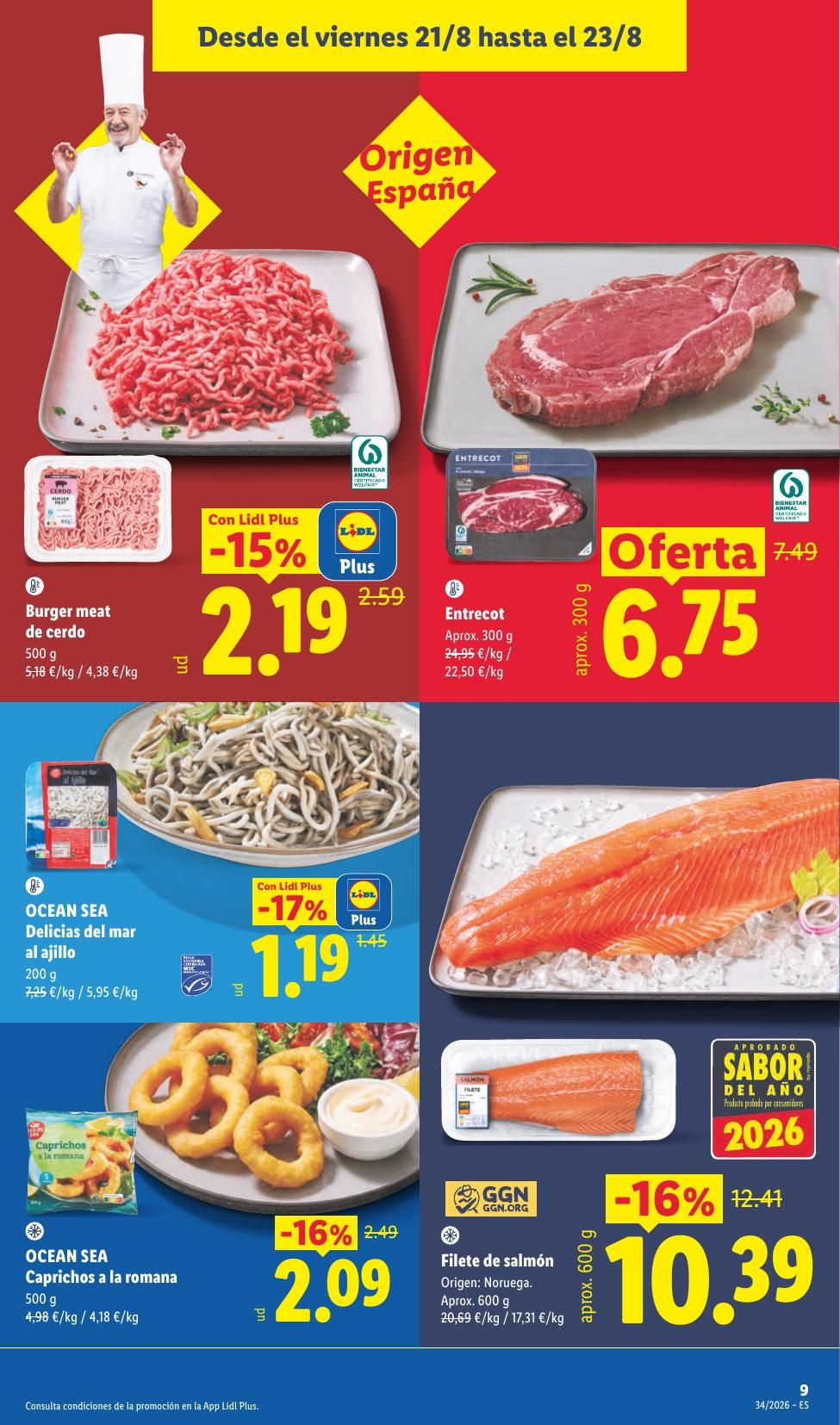 Folleto Lidl Alimentación · 17 de agosto de 2026 – 23 de agosto de 2026 — Página 35