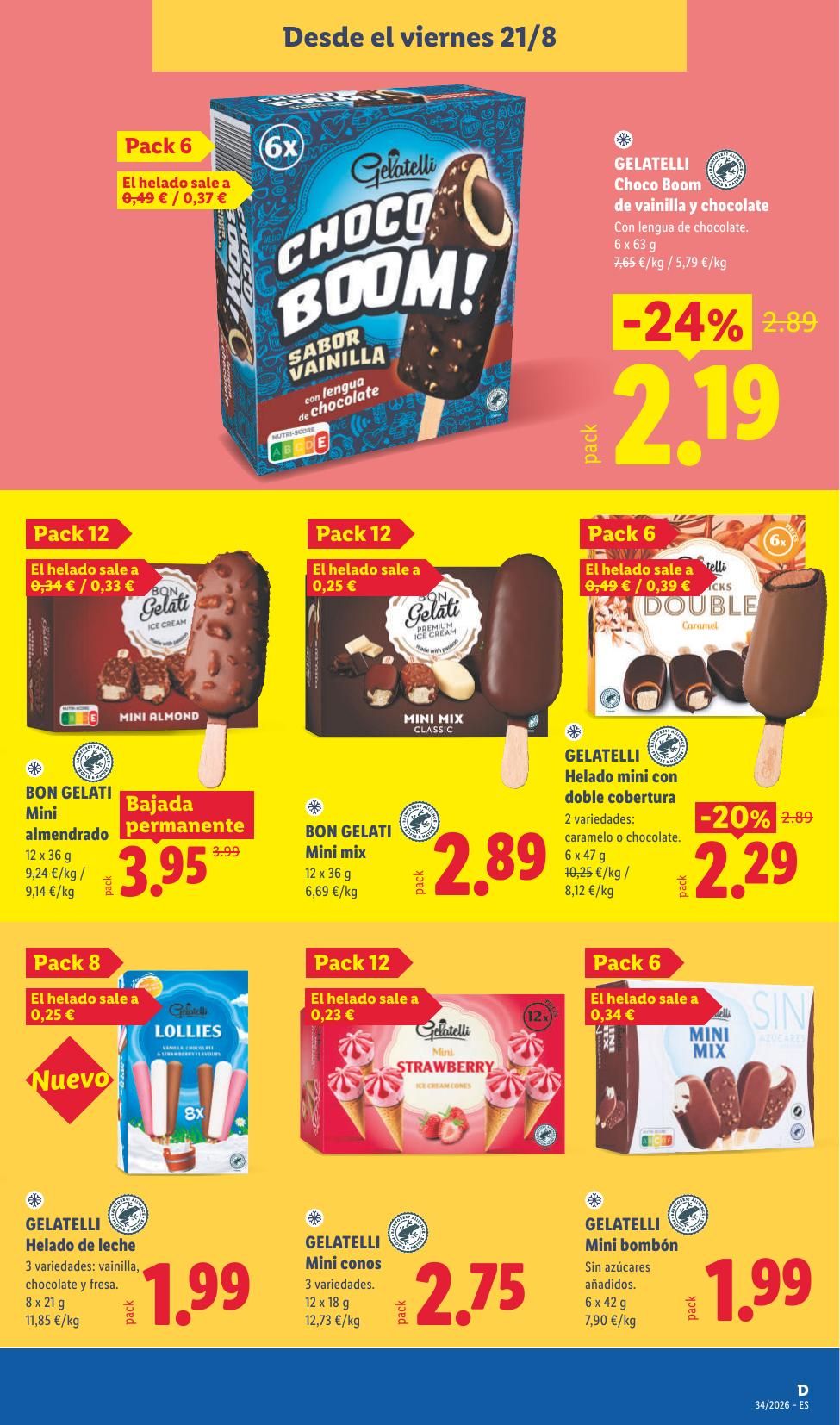 Folleto Lidl Alimentación · 17 de agosto de 2026 – 23 de agosto de 2026 — Página 39