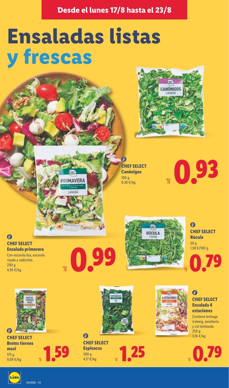 Folleto Lidl Alimentación · 17 de agosto de 2026 – 23 de agosto de 2026 — Página 12