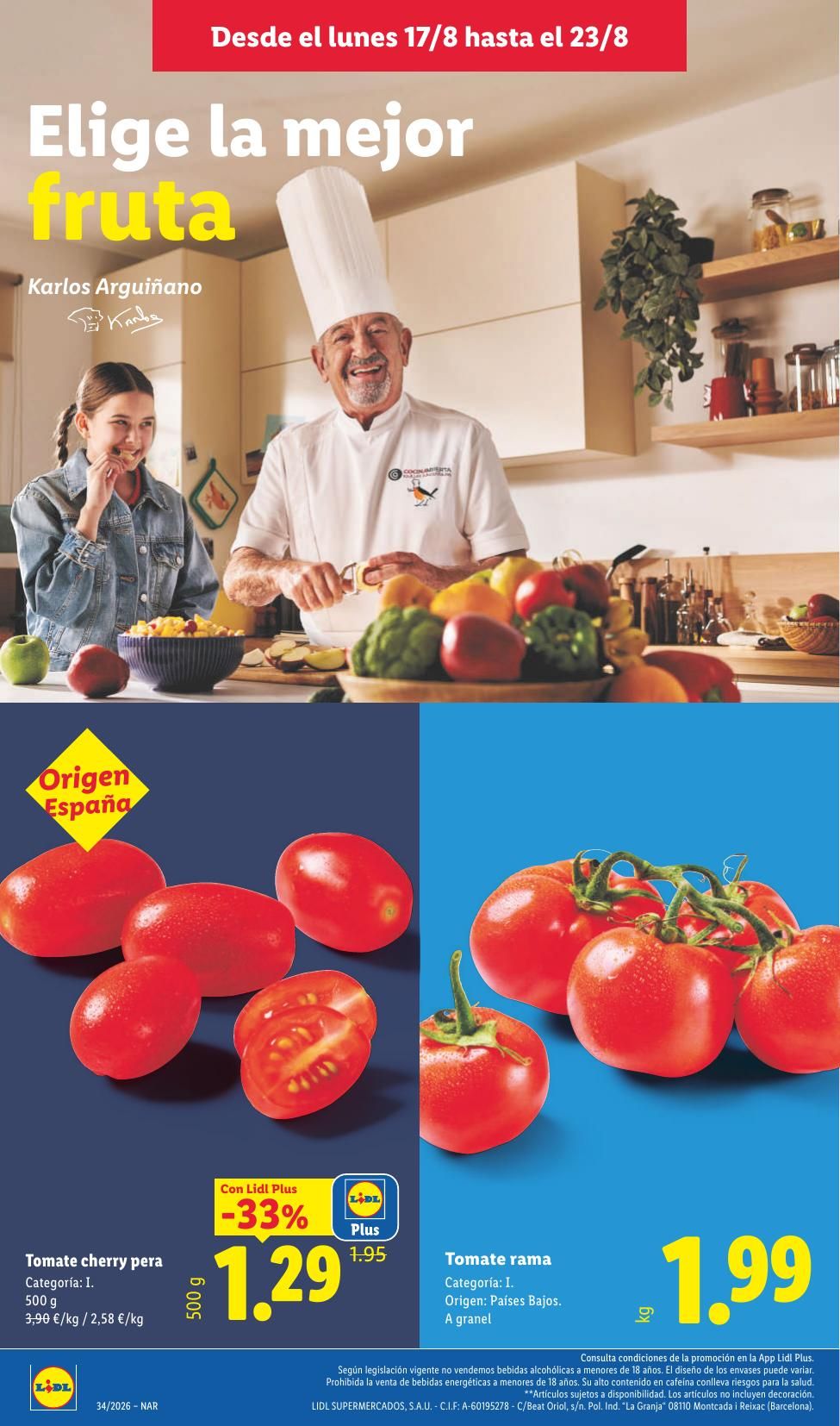 Folleto Lidl Alimentación · 17 de agosto de 2026 – 23 de agosto de 2026 — Página 4