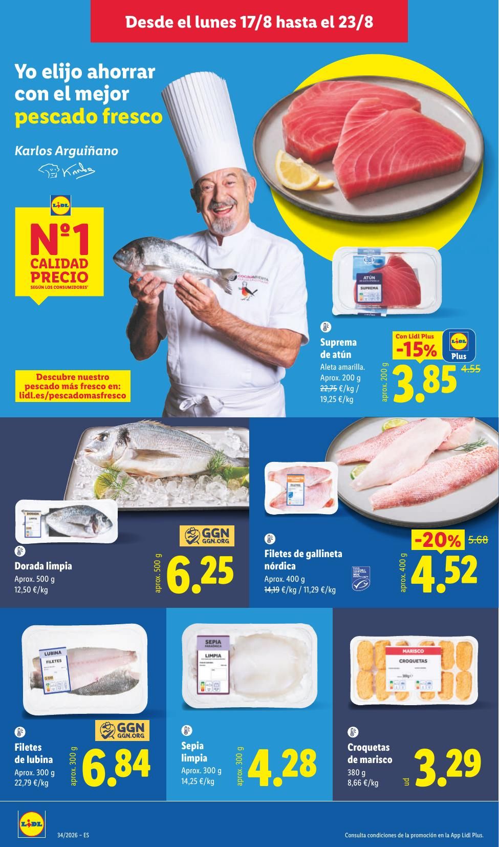 Folleto Lidl Alimentación · 17 de agosto de 2026 – 23 de agosto de 2026 — Página 10