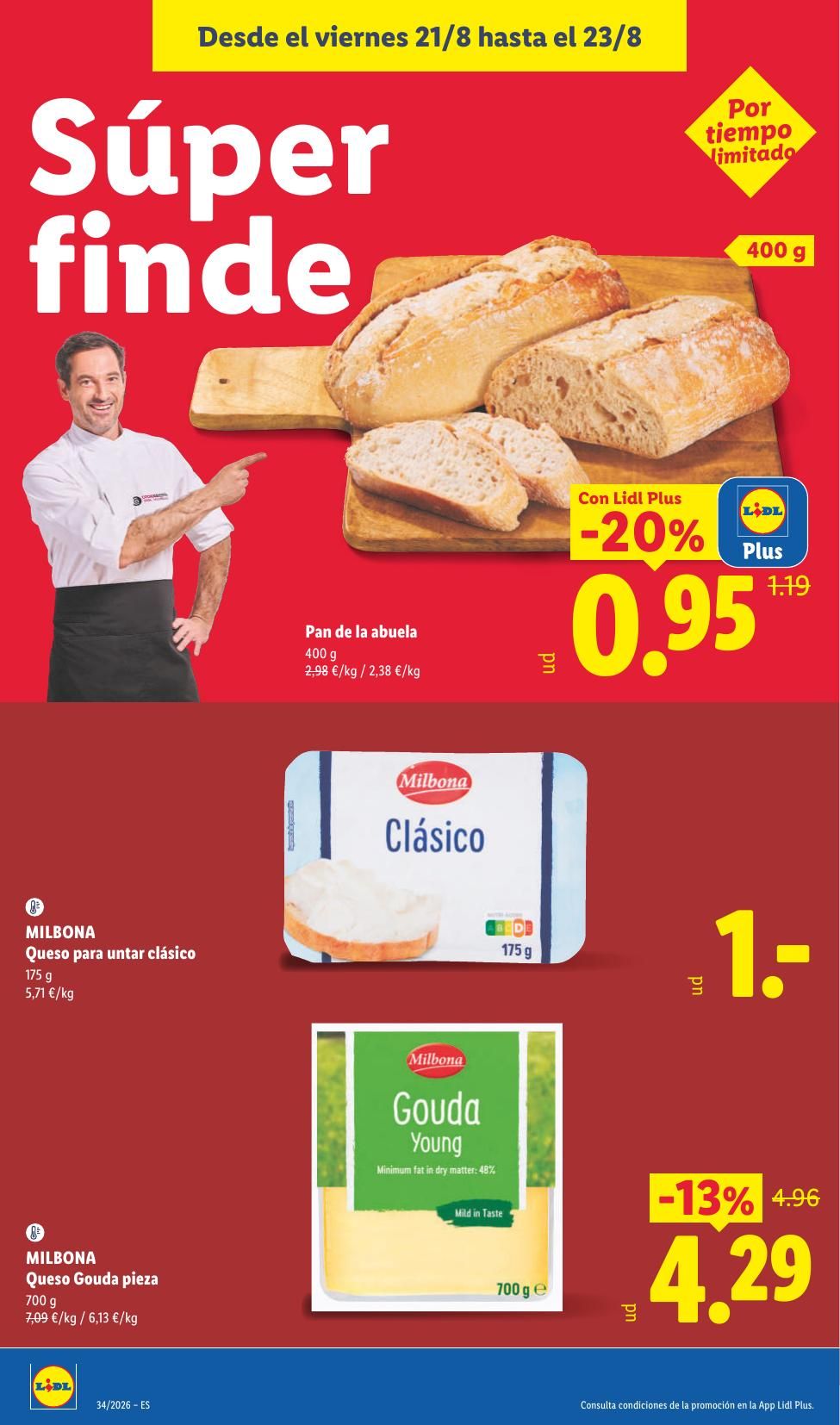 Folleto Lidl Alimentación · 17 de agosto de 2026 – 23 de agosto de 2026 — Página 36