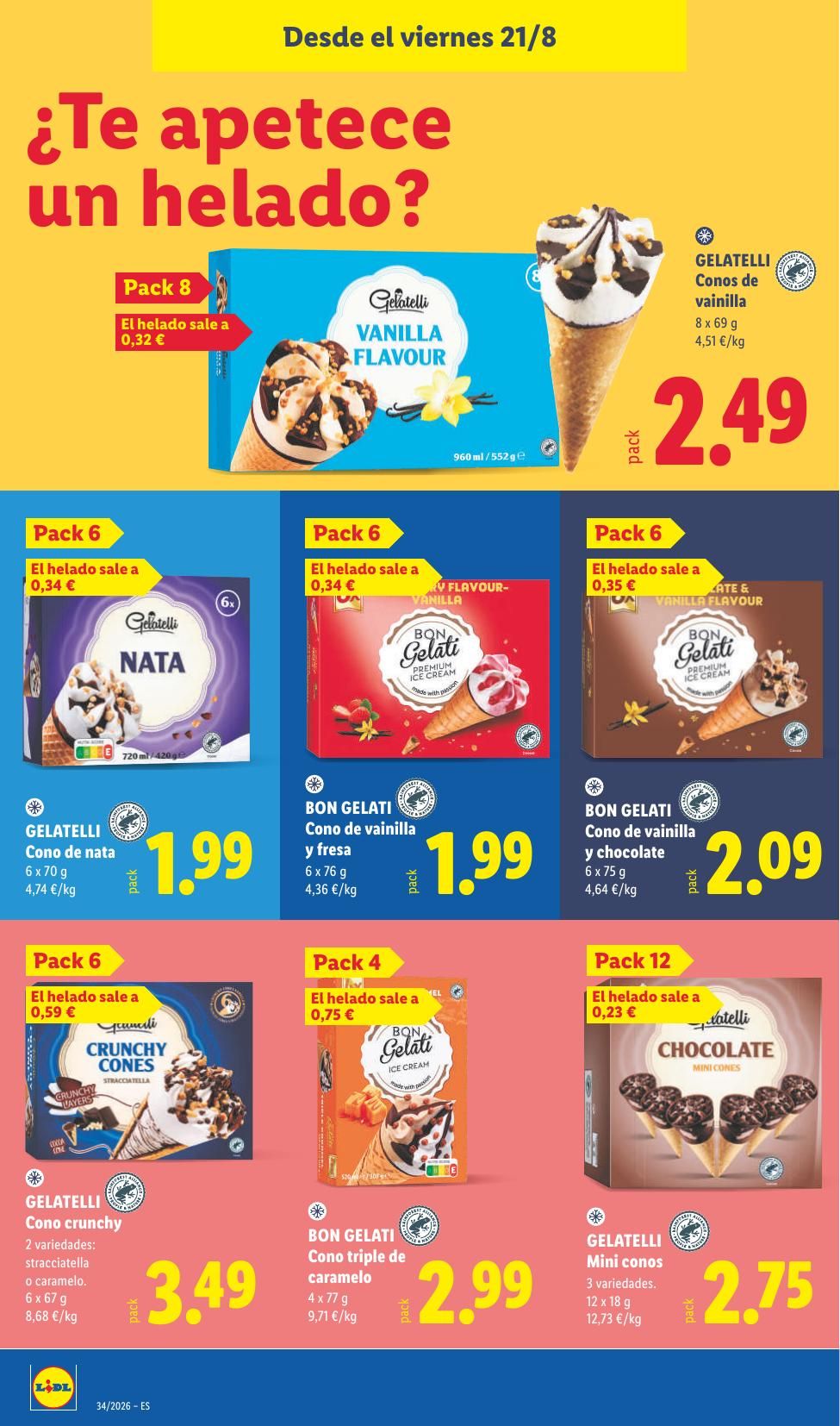 Folleto Lidl Alimentación · 17 de agosto de 2026 – 23 de agosto de 2026 — Página 38