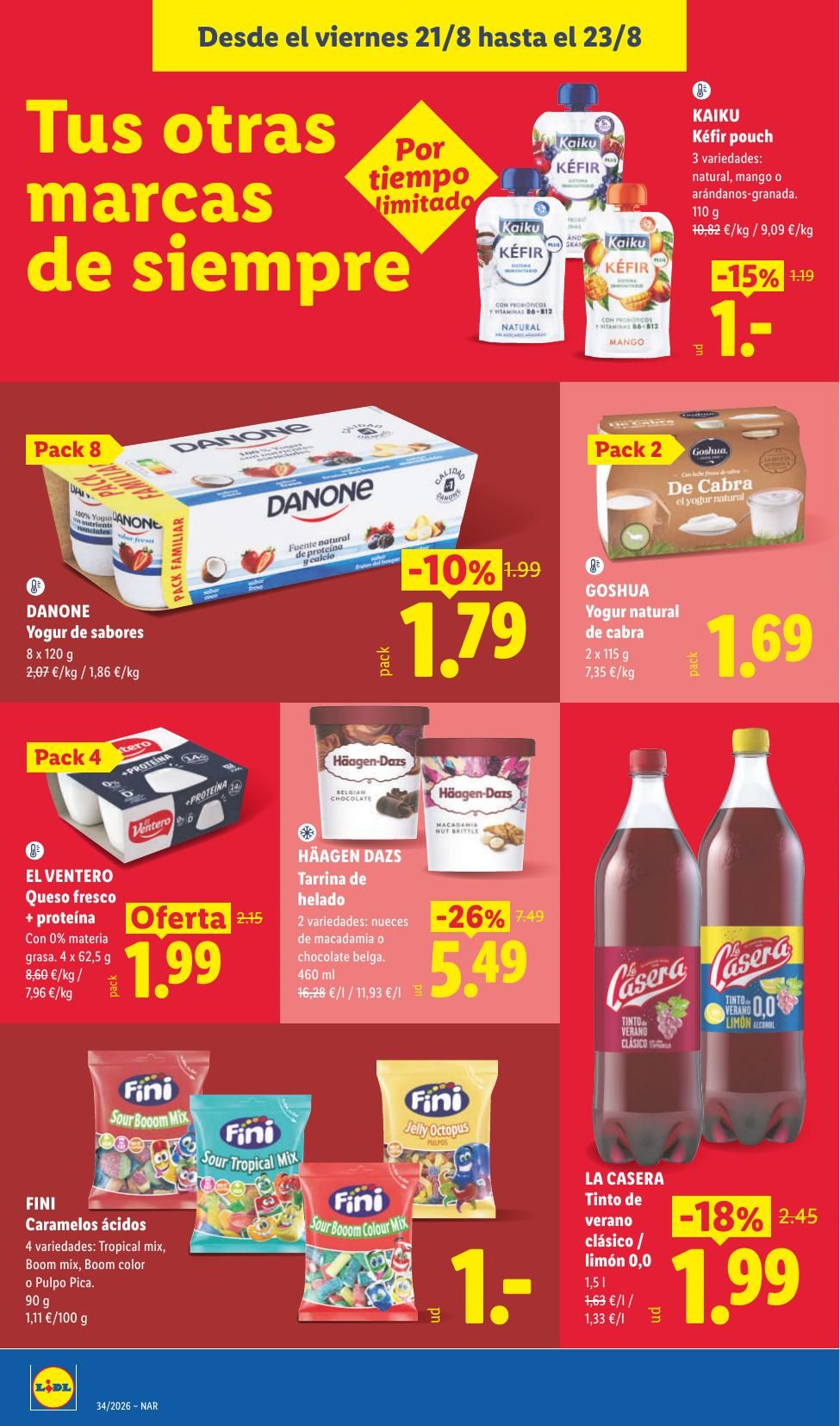 Folleto Lidl Alimentación · 17 de agosto de 2026 – 23 de agosto de 2026 — Página 48