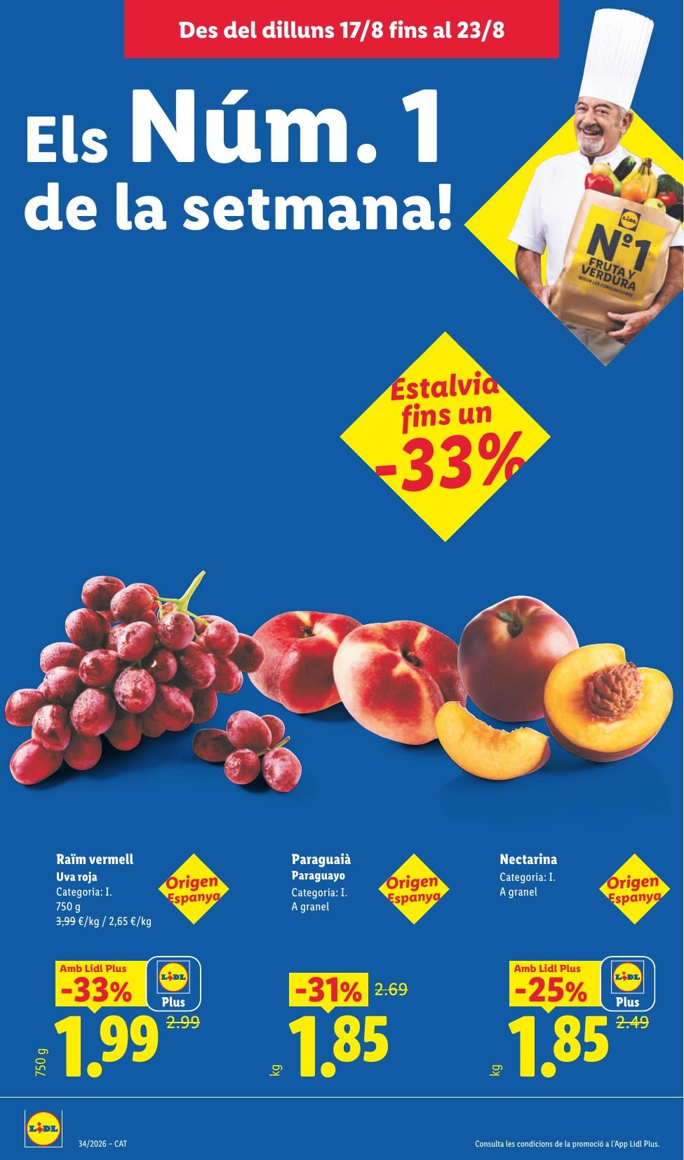 Folleto Lidl Alimentación · 17 de agosto de 2026 – 23 de agosto de 2026 — Página 2
