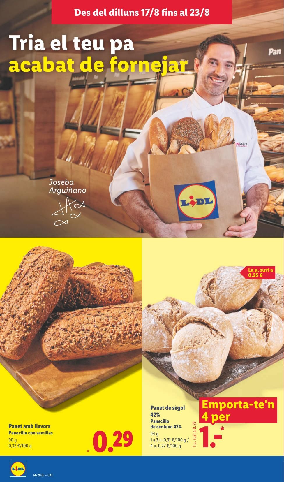 Folleto Lidl Alimentación · 17 de agosto de 2026 – 23 de agosto de 2026 — Página 6