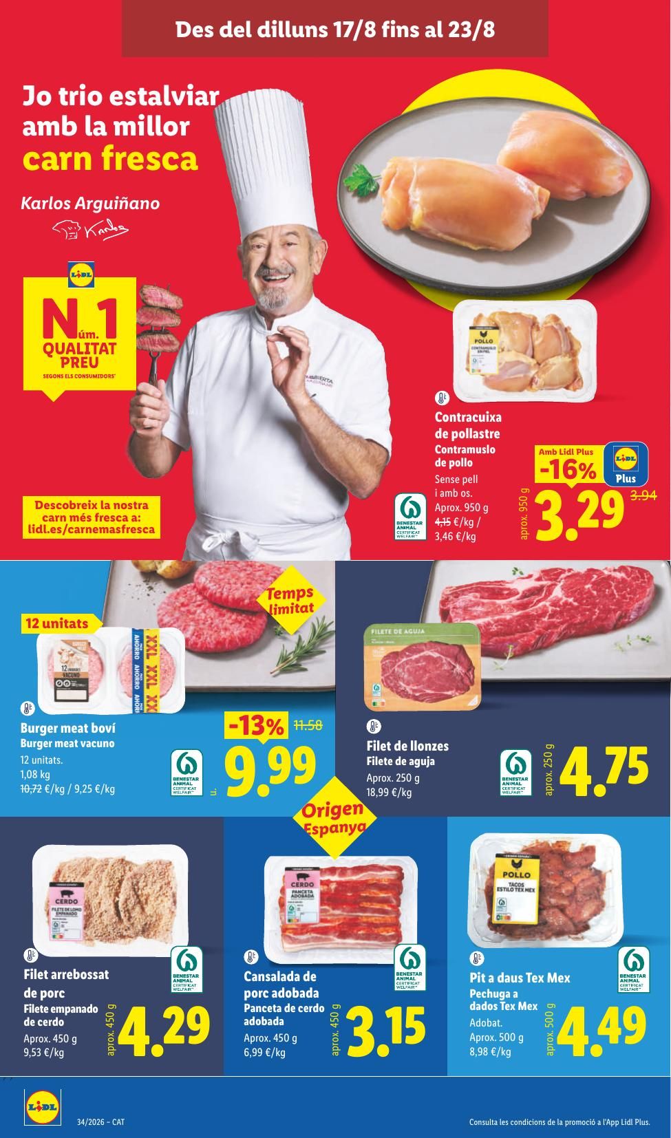 Folleto Lidl Alimentación · 17 de agosto de 2026 – 23 de agosto de 2026 — Página 8