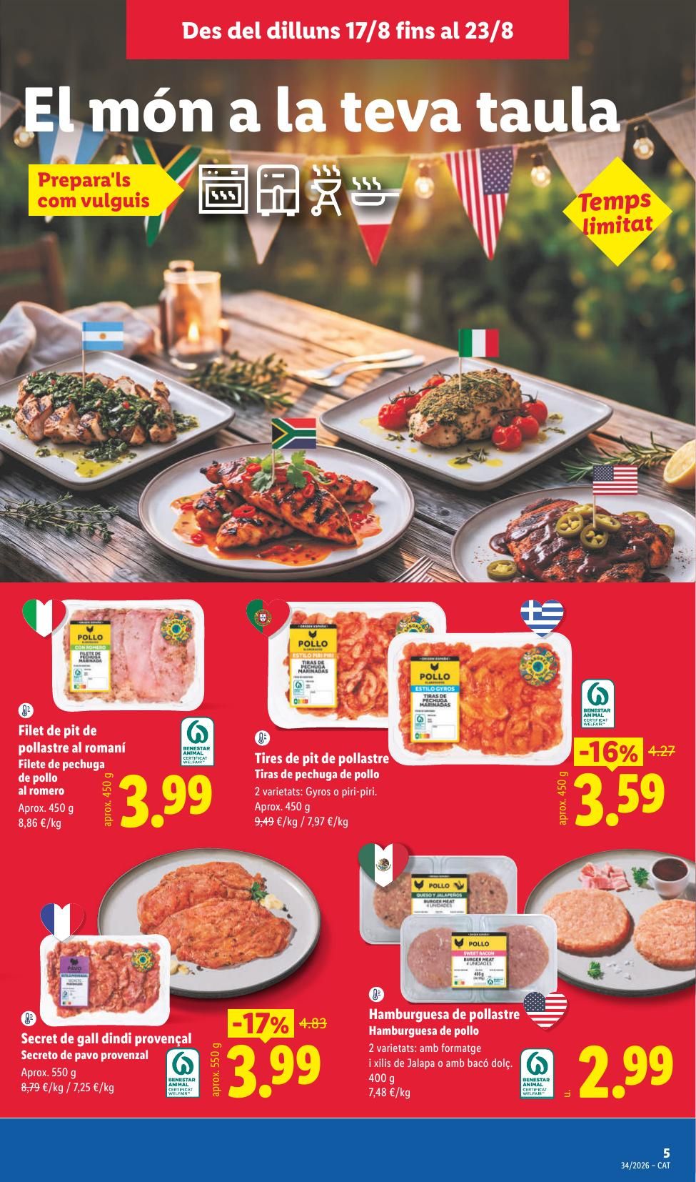 Folleto Lidl Alimentación · 17 de agosto de 2026 – 23 de agosto de 2026 — Página 9