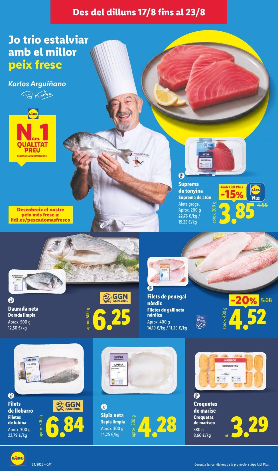 Folleto Lidl Alimentación · 17 de agosto de 2026 – 23 de agosto de 2026 — Página 10