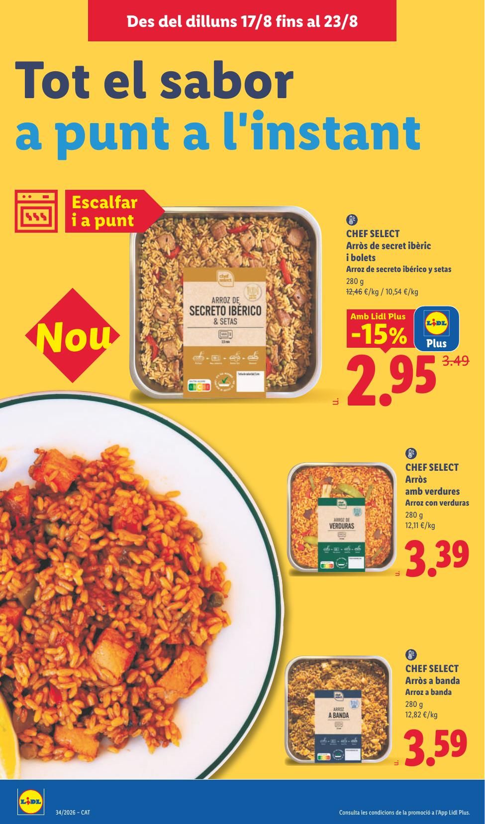 Folleto Lidl Alimentación · 17 de agosto de 2026 – 23 de agosto de 2026 — Página 14